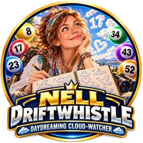 Nell Driftwhistle, illustrated AI character